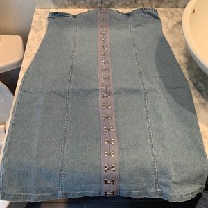 Denim highwaist skirt